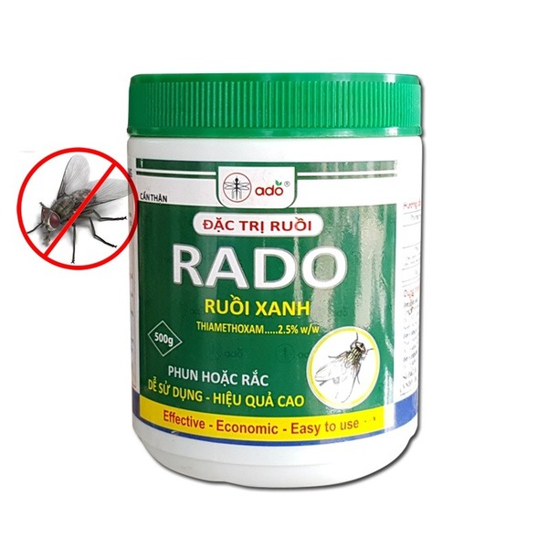 Diệt Mối Tuấn Thành có sẵn thuốc diệt ruồi RADO chính hãng, hiệu quả nhanh